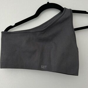 SET ACTIVE SculptFlex Power One Shoulder Bra - Size M